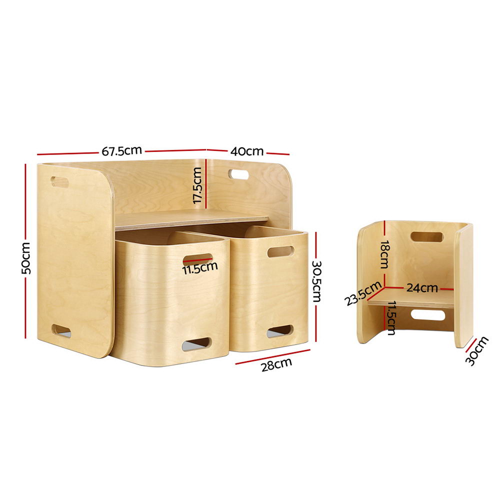Versatile Table & Chairs - 3PC Set