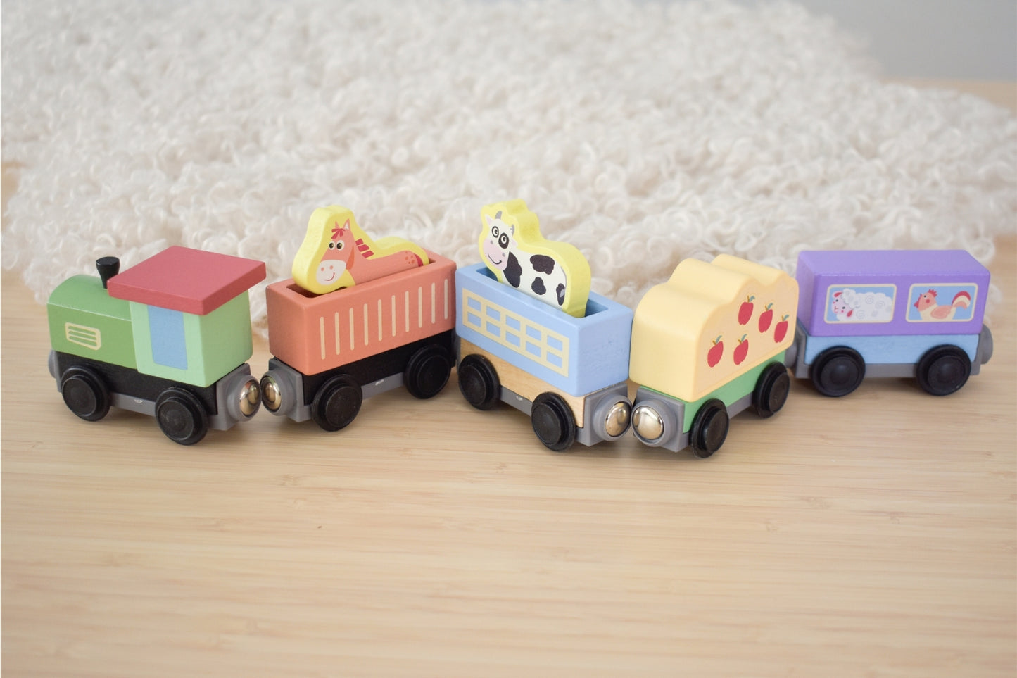 Farm Train - 7PC Set