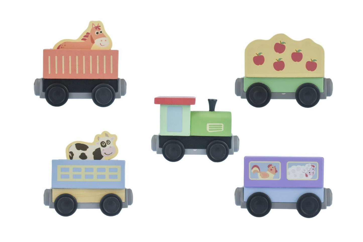 Farm Train - 7PC Set