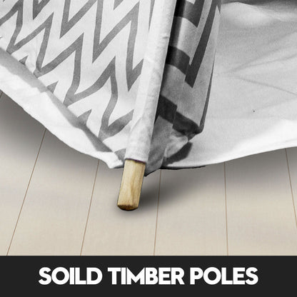 Cozy Cotton Teepee - Black