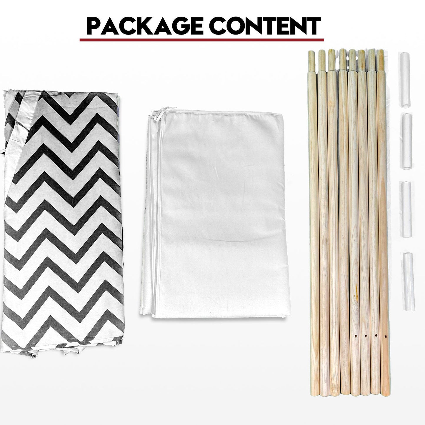Cozy Cotton Teepee - Black